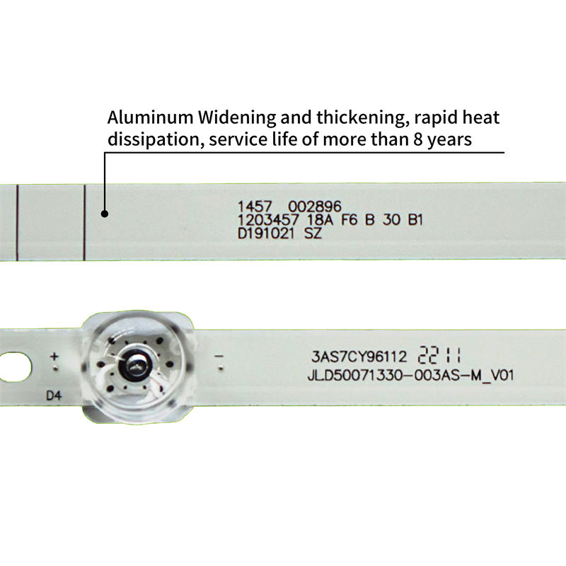 أدى التلفزيون الخلفية بار جي إل . هيسنس hz43h50y he43a6100u 7led 3V 4 قطعة / كم أدى التلفزيون الخ