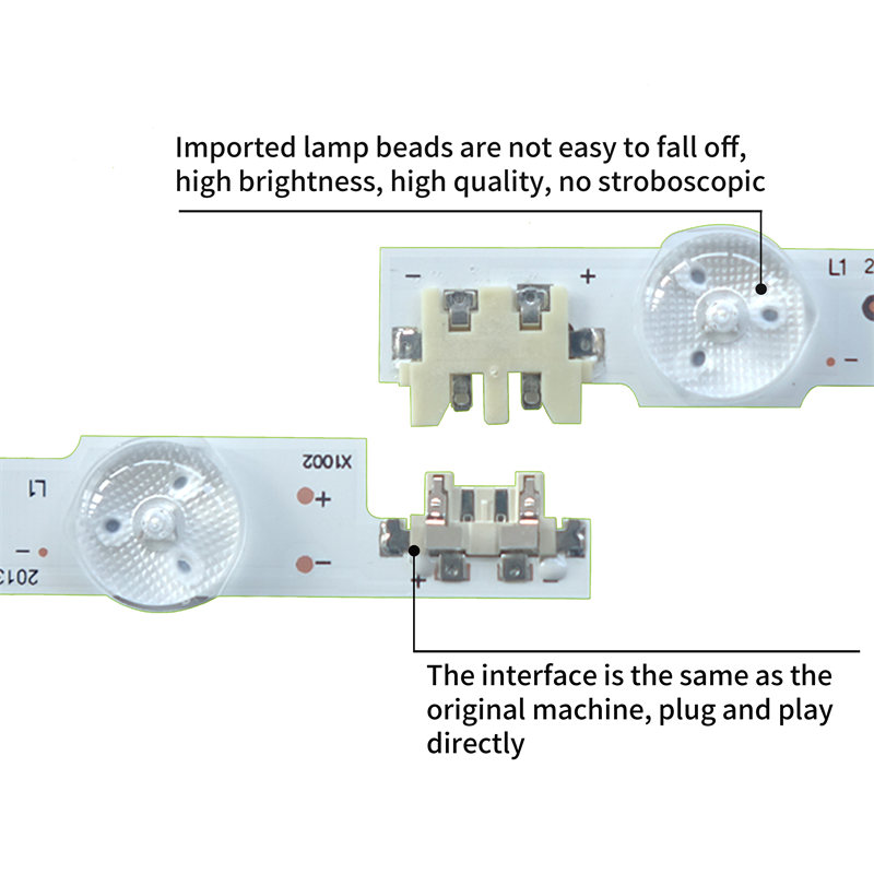 TV Led Backlights for Samsung 40F D2GE-400SCA/B-R3 2013SVS40F L/R 8 REV1.9 Led Strips for TV