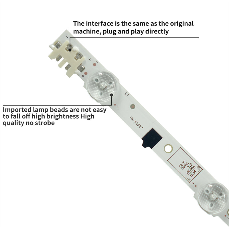 2013SVS32H LED TV Backlight for Samsung UE32F6100 UA32F4088 3V 9 Led Samsung Led Backlight Strip