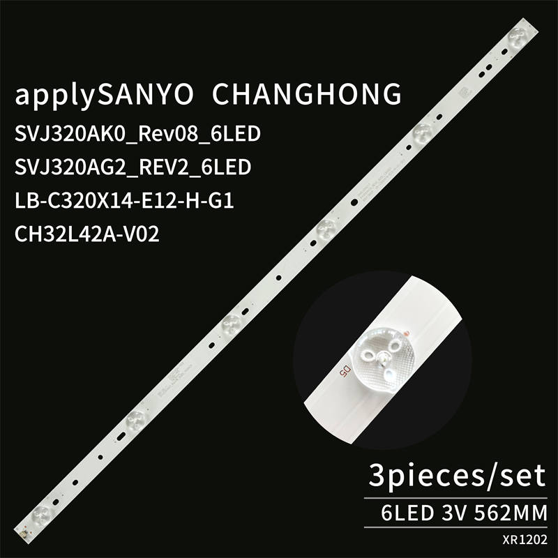 التلفزيون أدى قطاع الإضاءة الخلفية svj320ag2 urev2u 6led bu130307 lb-c320x14-e11-l-se lb-c320x114-e11-h-g1-se sv320ako-r