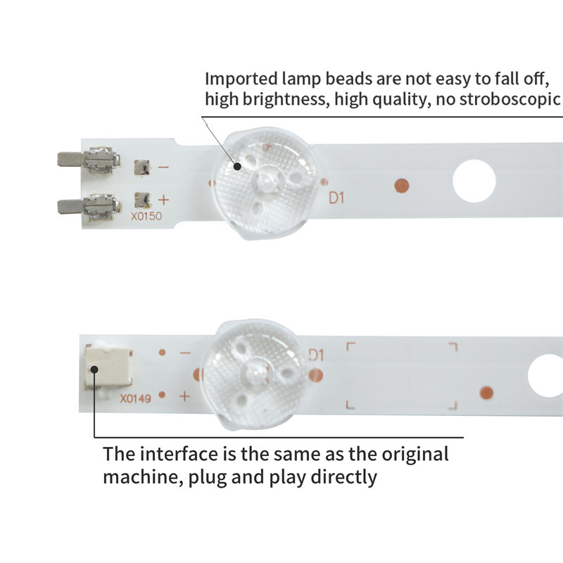 Led TV Backlight Samsung 2013SVS50_32 D3GE-500SMA-R3/SMB-R2 Samsung UN50J6200 4pairs/set TV Backlight Led Strip