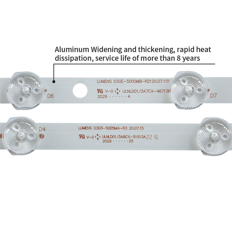 Led TV Backlight Samsung 2013SVS50_32 D3GE-500SMA-R3/SMB-R2 Samsung UN50J6200 4pairs/set TV Backlight Led Strip