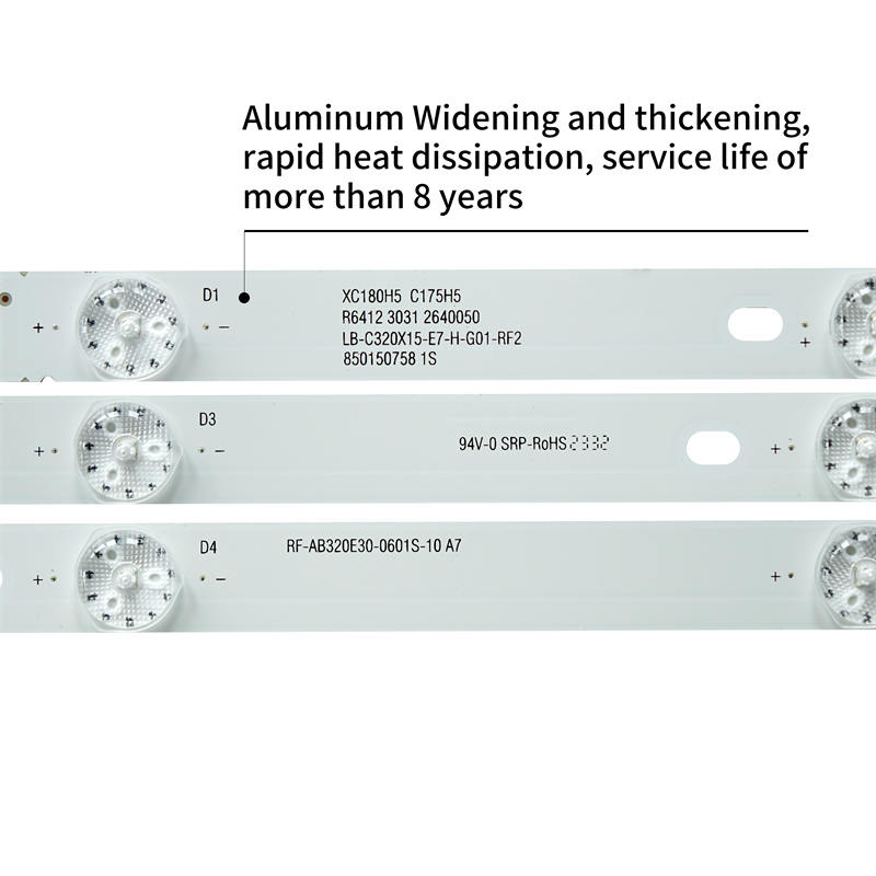 سانيو 32ce2220 2pcs / مجموعة التلفزيون الخلفية الشريط xc180h5 c175h5 r6412 3031 2640050 lb-c320x15-e7-h-g01-rf2 85015