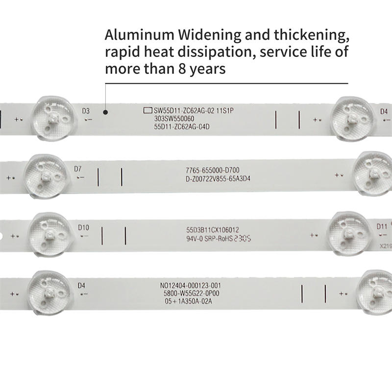 Retroiluminación LED de televisión sw55d11 - zc62ag - 02 11s1p 5800 - 55g22 - 0p00 55d11 - xc62ag - 04d 303sw550060 no12404 - 000123 - 001 05 + 1a35