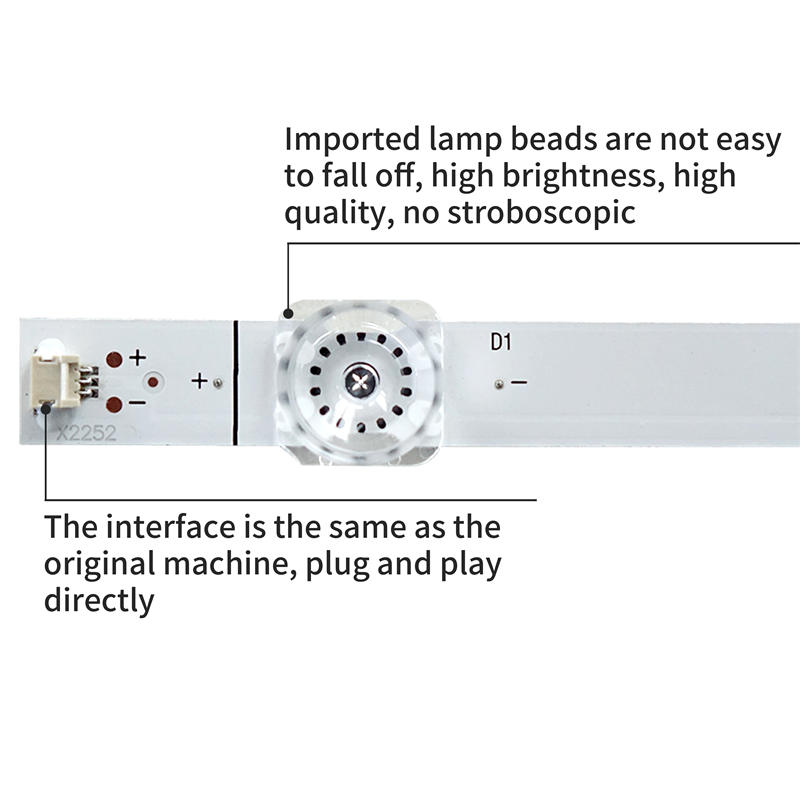 TV LED Backlight JL. D75071330-003AS-M_V02 CRH-BK75S33030T1408870-REV1_5 Panasonic TH-75FX520C HZ75E5A 75E3D 75A6500 14pieces/set 3V