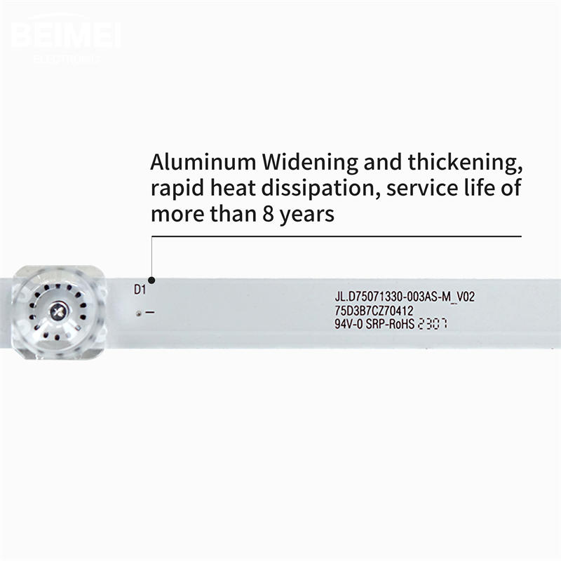 TV LED Backlight JL. D75071330-003AS-M_V02 CRH-BK75S33030T1408870-REV1_5 Panasonic TH-75FX520C HZ75E5A 75E3D 75A6500 14pieces/set 3V