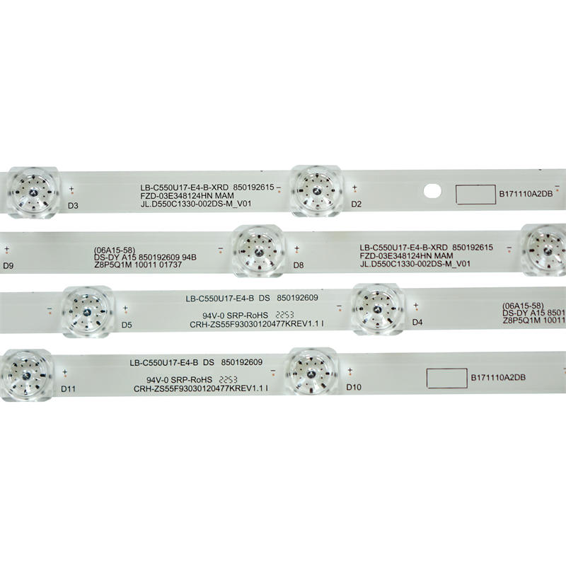 Retroiluminación de la televisión LED CRH - zs55f93012047krev1.1 JL. D550c1330 - 002ds - m.v01 Sanyo 55ce850h5 LED Starlight Light Light 4 pares / j