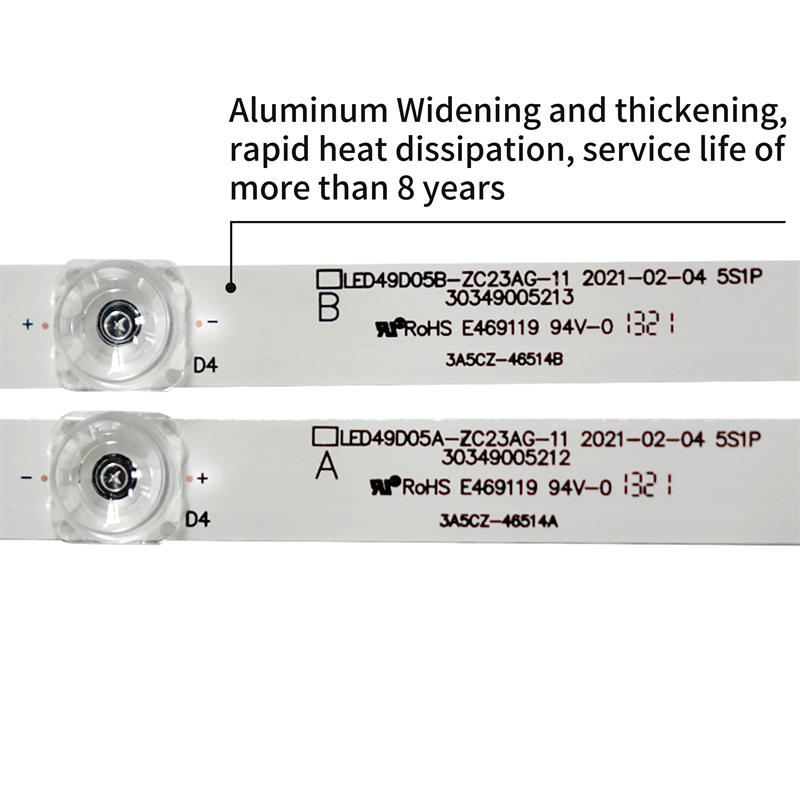 TV Backlight Strip 303HK430050 HK43D08-ZC56AG- 08 LED Haier LE43C51 H43E08A Mi L43M5-EC Led Bar 3A+3B PCS/SET