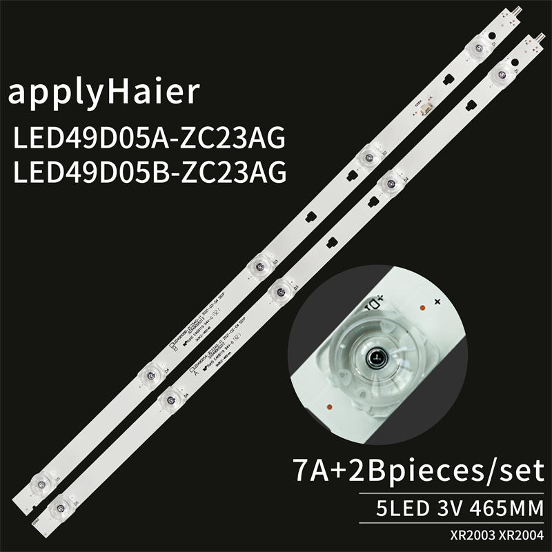 TV Backlight Strip 303HK430050 HK43D08-ZC56AG- 08 LED Haier LE43C51 H43E08A Mi L43M5-EC Led Bar 3A+3B PCS/SET