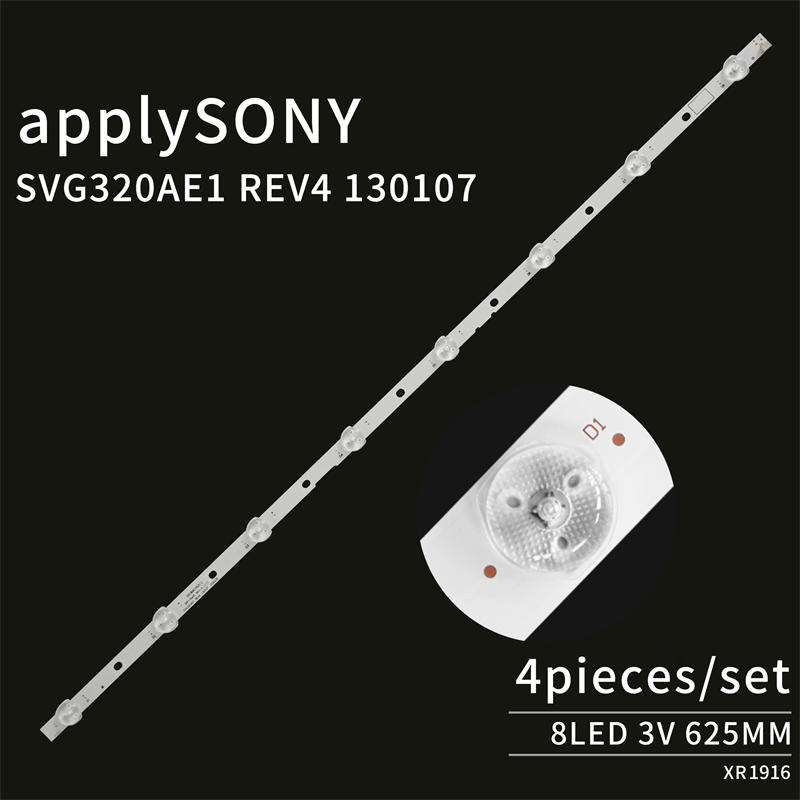 Retroiluminación de televisión LED svg320ae1 rev4 130107 para Sony kdl - 32r400a klv - 32r421a 23a 26a 4 tabletas / set de retroiluminación de tele