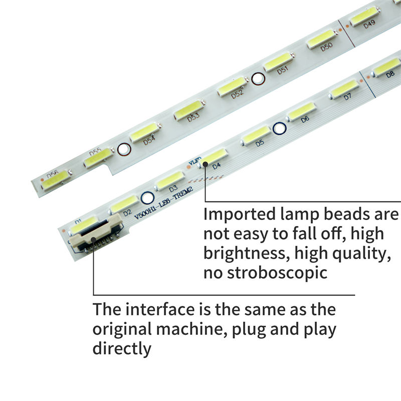 هايسنس شارب التلفزيون أدى الإضاءة الخلفية V500H1-LE6-TREM2 V500H1-LE6-TLEM2 زوج 1 / مجموعة 56LED