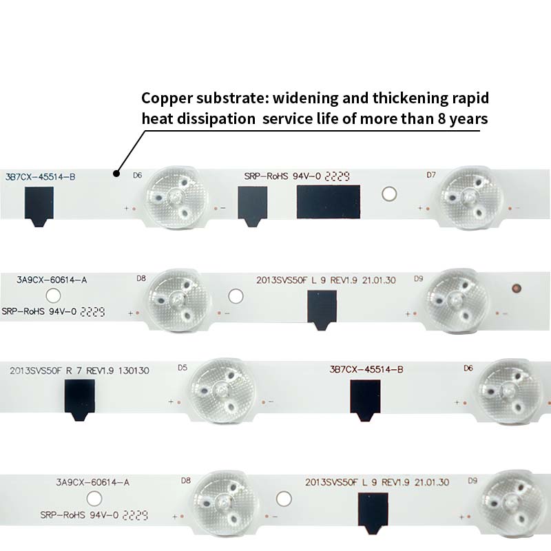 تلفزيون LED الإضاءة الخلفية D2GE-500SCA-R3 2013SVS50F يو 9 REV1.9 130130 مناسبة لسامسونج UA50F5500AR