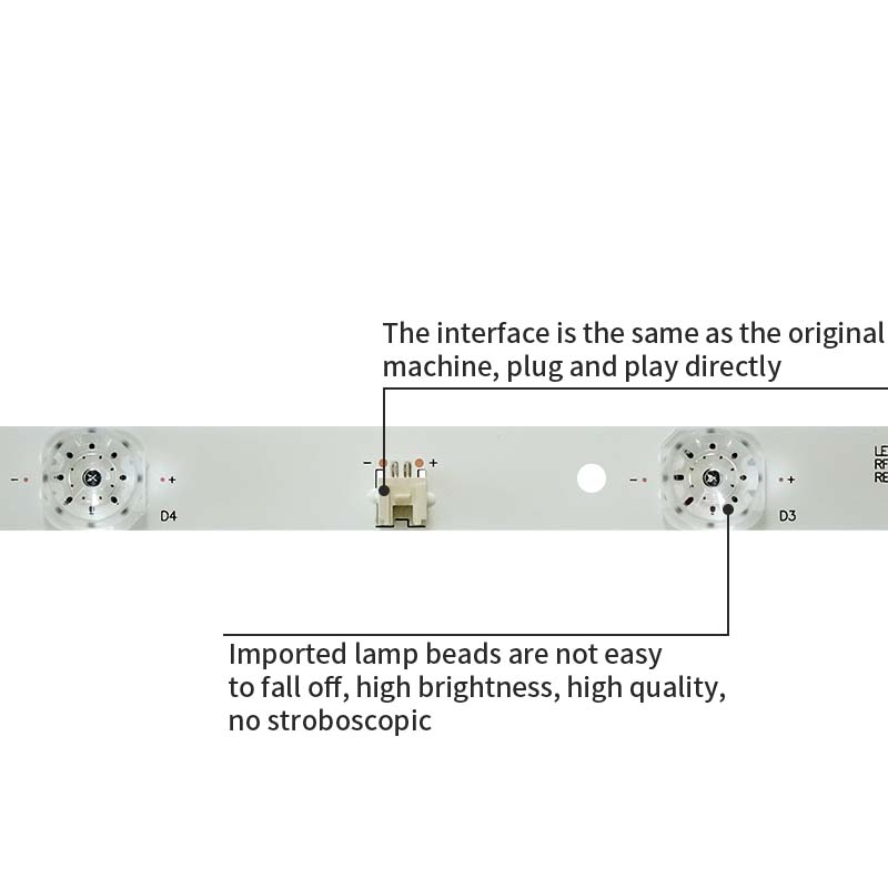 LED TV Backlight Strips RF-AA490E30-0501S-09 LED49R8100 for LED49T1 LED49M1