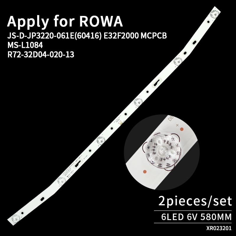 التلفزيون أدى الإضاءة الخلفية js-d-jp220-061e ( 60416 ) e32f2000 mcpcb ms-l1084 ، مناسبة ل rowa 32l33 2 قطعة /