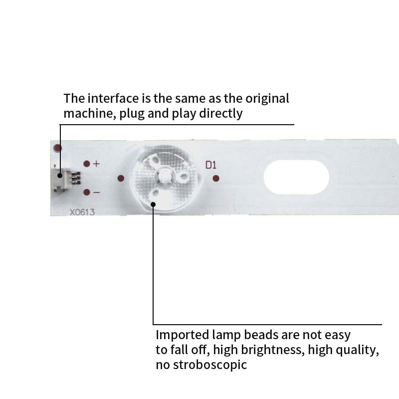 LED TV Backlight Strips YAL13-00635280-04 RF-AZ320E30-0601S-02 A0 GJD320306002-X1 for 32E361S