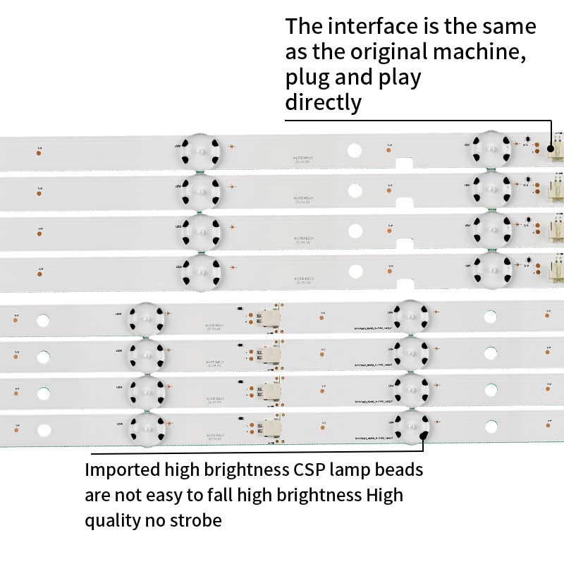 Retroiluminación LED de televisión svt470a53 - rev05 R / L 140227, adecuado para Toshiba 47l2400mv 47l5400vm 4 + 4 / set