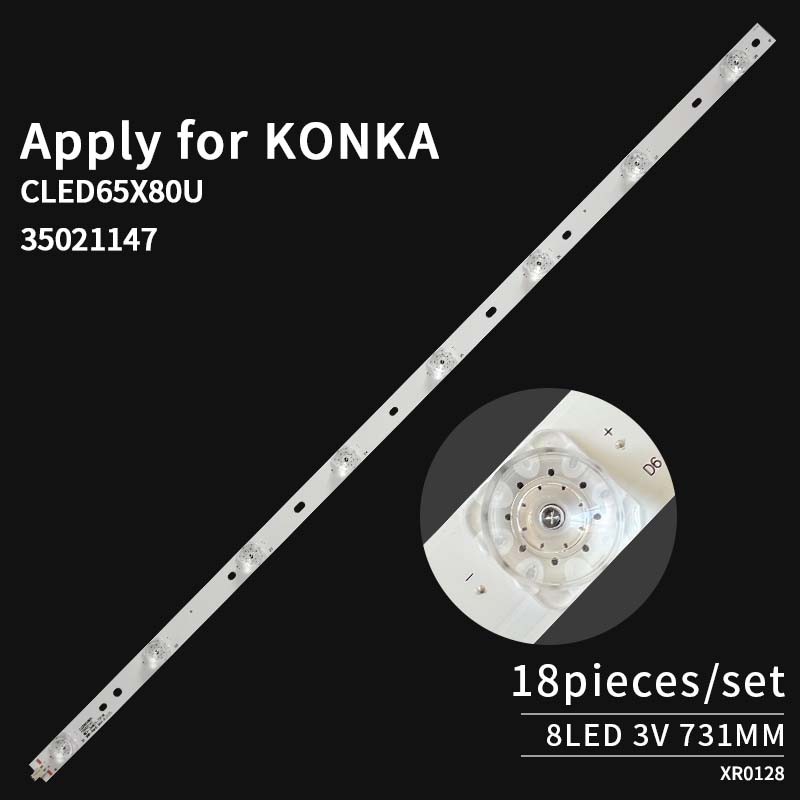 Konka TV Retroiluminación LED cled65x80u 35021147 qled65x80a led65x80u 18 / set