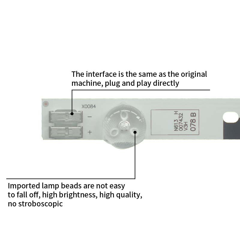 LED TV Backlight Strips D1GE-320SC0-R3 2012SVS32 3228 HD 08 REV1.6 120717 for UN32EH4003