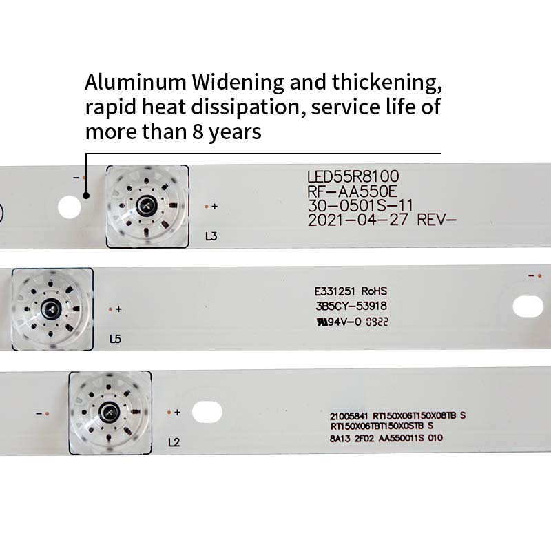 LED TV Backlight Strips RF-AA550E30-0501S-11 LED55R8100*3502845 for LED55R8100 LED55M1