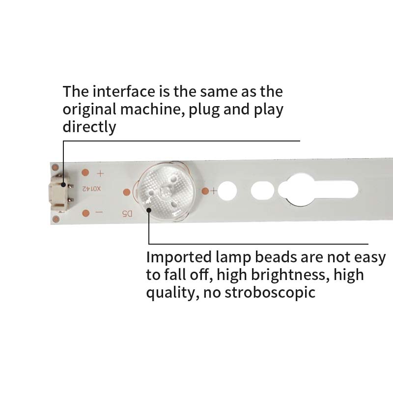 LED TV Backlight Strips 5800-W65002-LR40/0P40 5835-W65002-LR40/0P40 for 65E6000