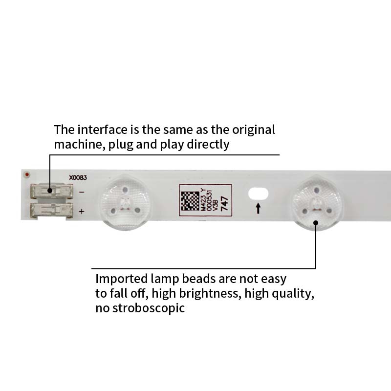 LED TV Backlight Strips D1GE-320SC1-R2 SLED 2011SVS32 3228 FHD 10 BN96-24146A for UE32EH5300