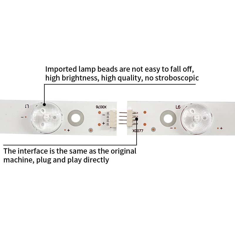 LED TV Backlight Strips 4708-K420WA-A2213V01 K420WD A-TYPE for 42PFL1335/T3 42PFL5040/T3 42HFL2335/T3