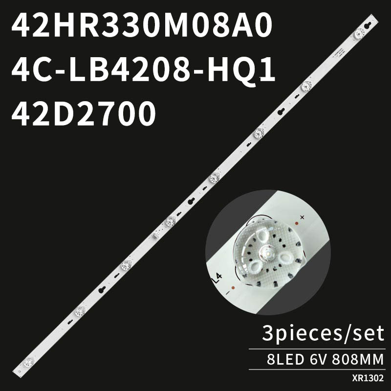 LED TV Backlight Strips SW-4C-LB4208-YHEX1 HR-65C08-00498 4C-LB4208-HQ1 for 42D2700