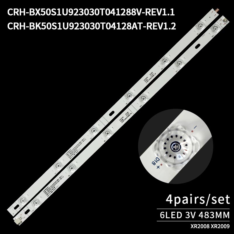 LED TV Backlight Strips CRH-BK50S1U923030T04128AT-REV1.2 SVH500AA7 for 50R6E