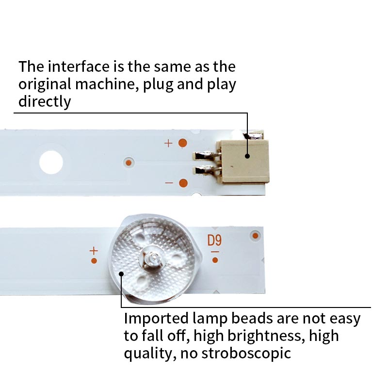 LED TV Backlight Strips JL.D50091330-296AS-M-V01 DLED50BK 4X9 0001 for PTV-50VU4 50C4