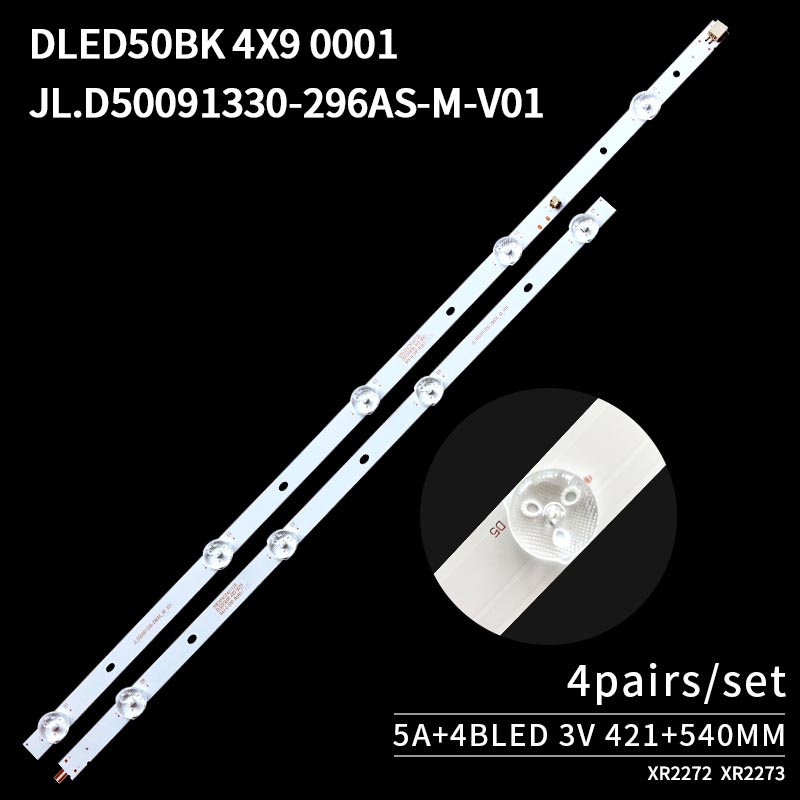 LED TV Backlight Strips JL.D50091330-296AS-M-V01 DLED50BK 4X9 0001 for PTV-50VU4 50C4