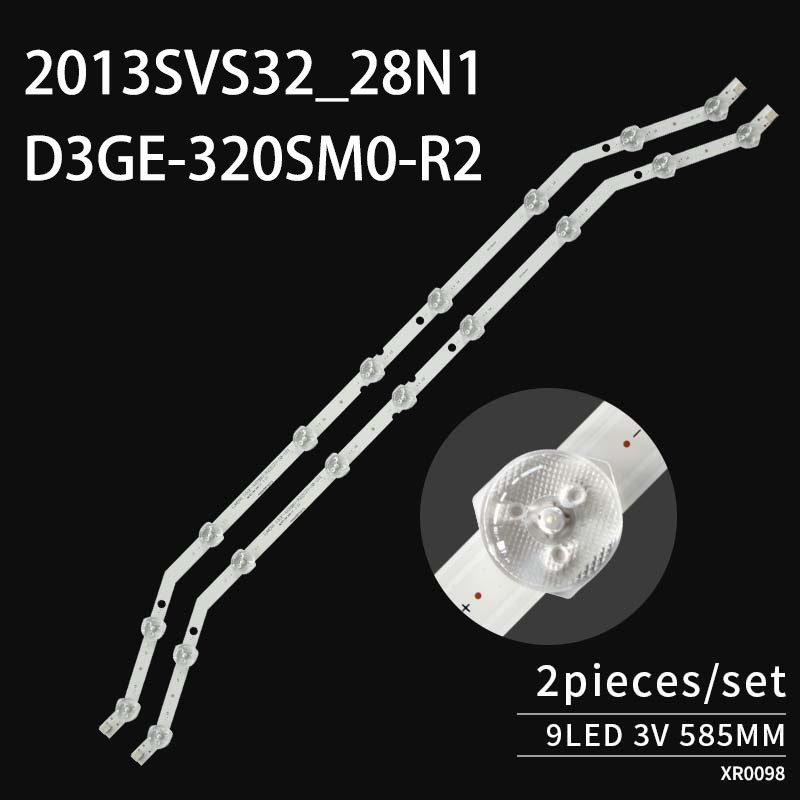 LED TV Backlight Strips LUMENS D3GE-320SM0-R2 2013SVS32_28N1_B2_09_REV1.8_140513 for UE32H5373AS