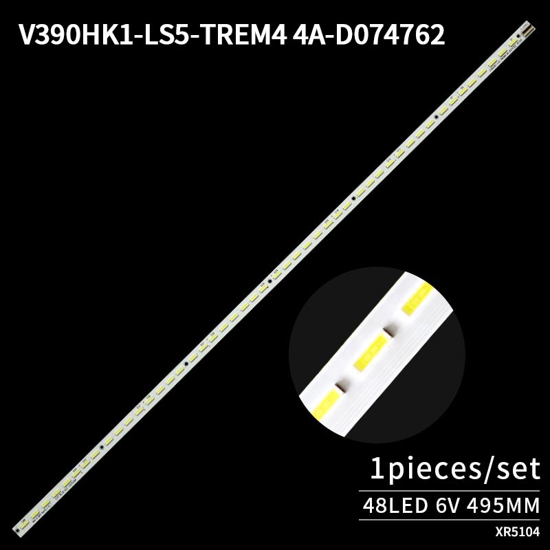 LED TV Backlight Strips V390HK1-LS5-TREM4 4A-D074762 E117098 for LE39A720 LED39K300J LE39A700K