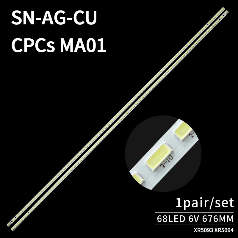 LED TV Backlight Strips Poaitioning Sn-Ag-Cu CPC MA01 JE600D3LB4N 025-0002-6086 130224-N5-0320 for LCD-60LX540A